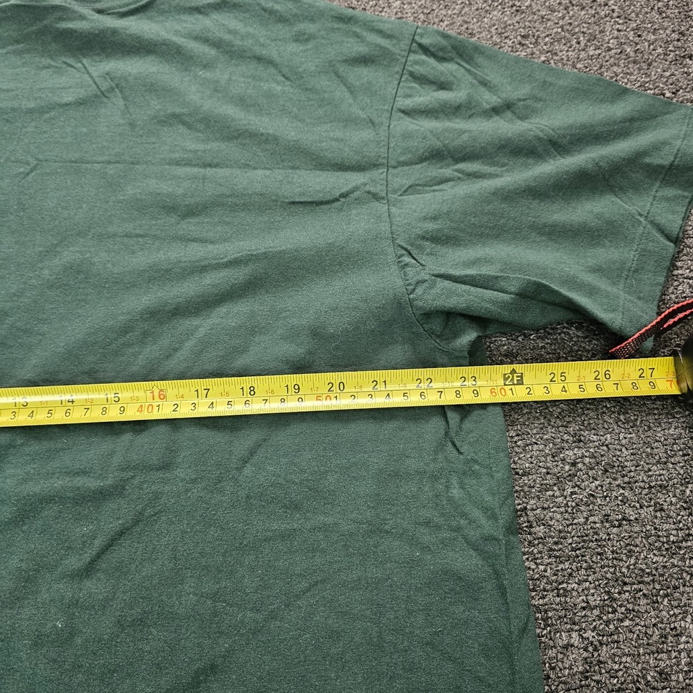 Vintage Polo Ralph Lauren T Shirt Men's XL Green Single Stitch 90s Red Pony - Picture 7 of 8